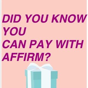 PAY WITH AFFIRM